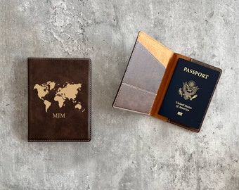 Personalized passport holder, Leather passport holder, Personalized Travel, Personalized Gifts, Groomsman gift, personalized passport cover