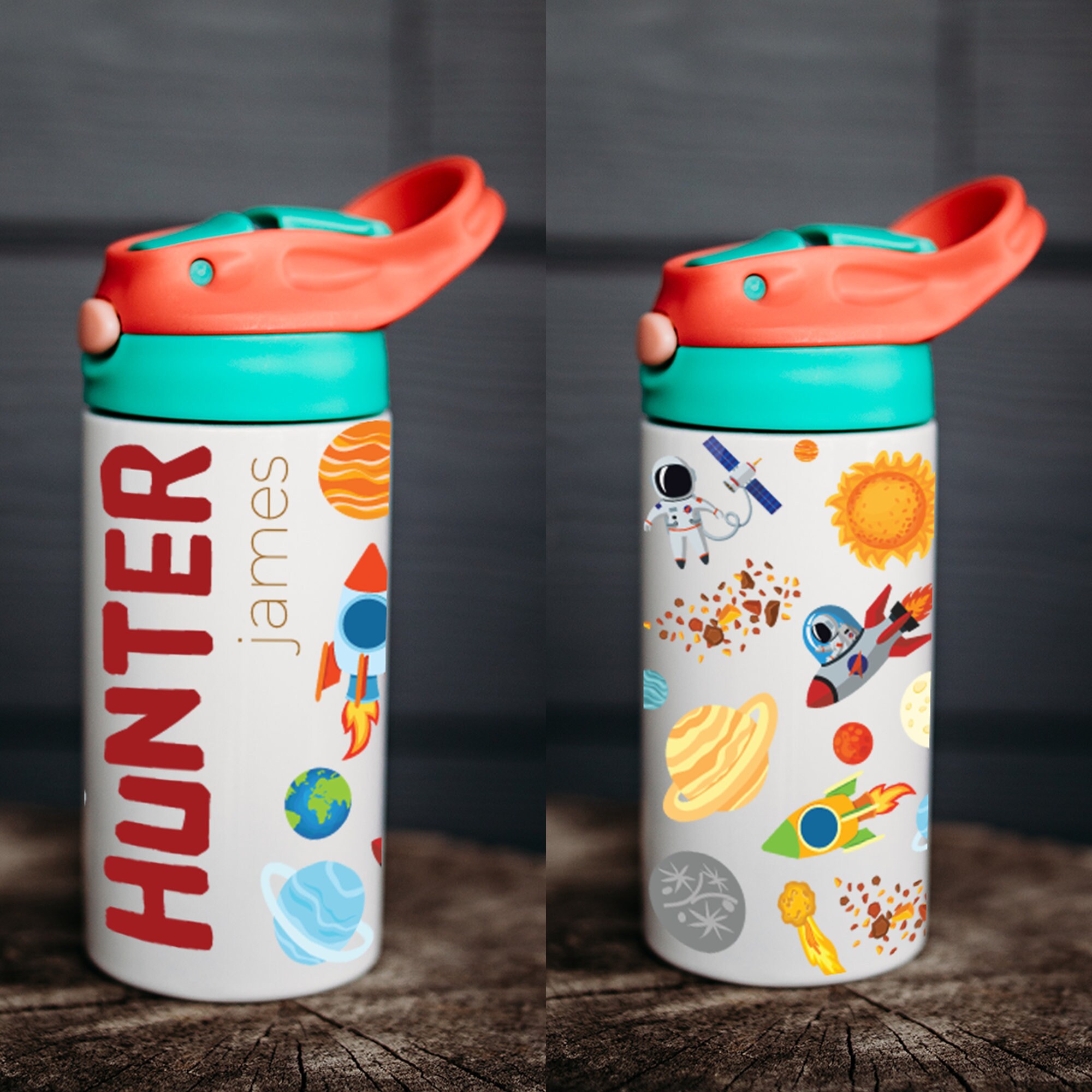 Personalized Water Bottle, Kids Water Bottle, Kid Name Water Bottle ...