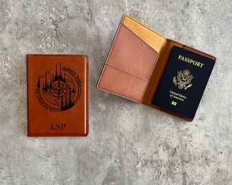 Personalized passport holder, Leather passport holder, Personalized Travel, Personalized Gifts, Groomsman gift, personalized passport cover