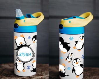 Personalized water bottle, kids water bottle, kid name water bottle, Back to school gift, personalized kids cup, kids tumbler, kid cup