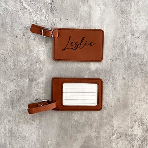 Personalized luggage tag, Leather luggage tag, Personalized Travel Gift, Personalized Gifts, Groomsman gift, leather accessory, suitcase tag
