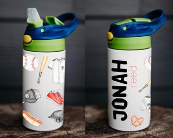 Personalized water bottle, kids water bottle, kid name water bottle, Back to school gift, personalized kids cup, kids tumbler, kid cup
