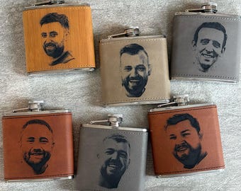 Unique Personalized Groomsmen Gift For Him, Flask Gift For Men, Groomsmen Gifts, Dad Gifts, Bachelor Party Gifts, Funny gifts for him