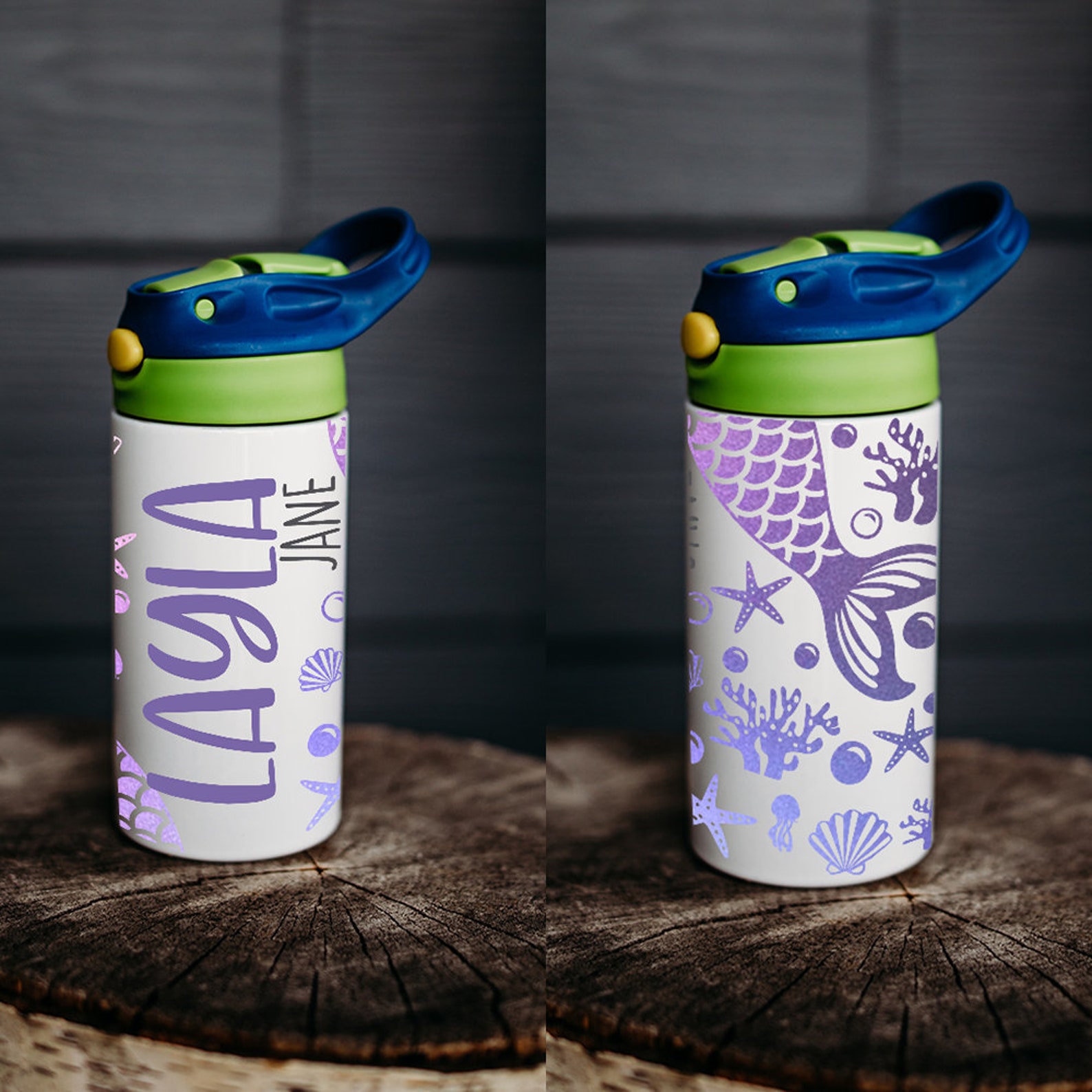 Personalized Water Bottle, Kids Water Bottle, Kid Name Water Bottle ...