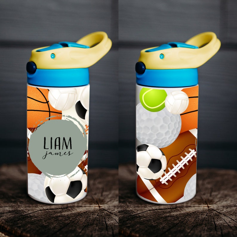 Personalized Water Bottle, Kids Water Bottle, Kid Name Water Bottle ...
