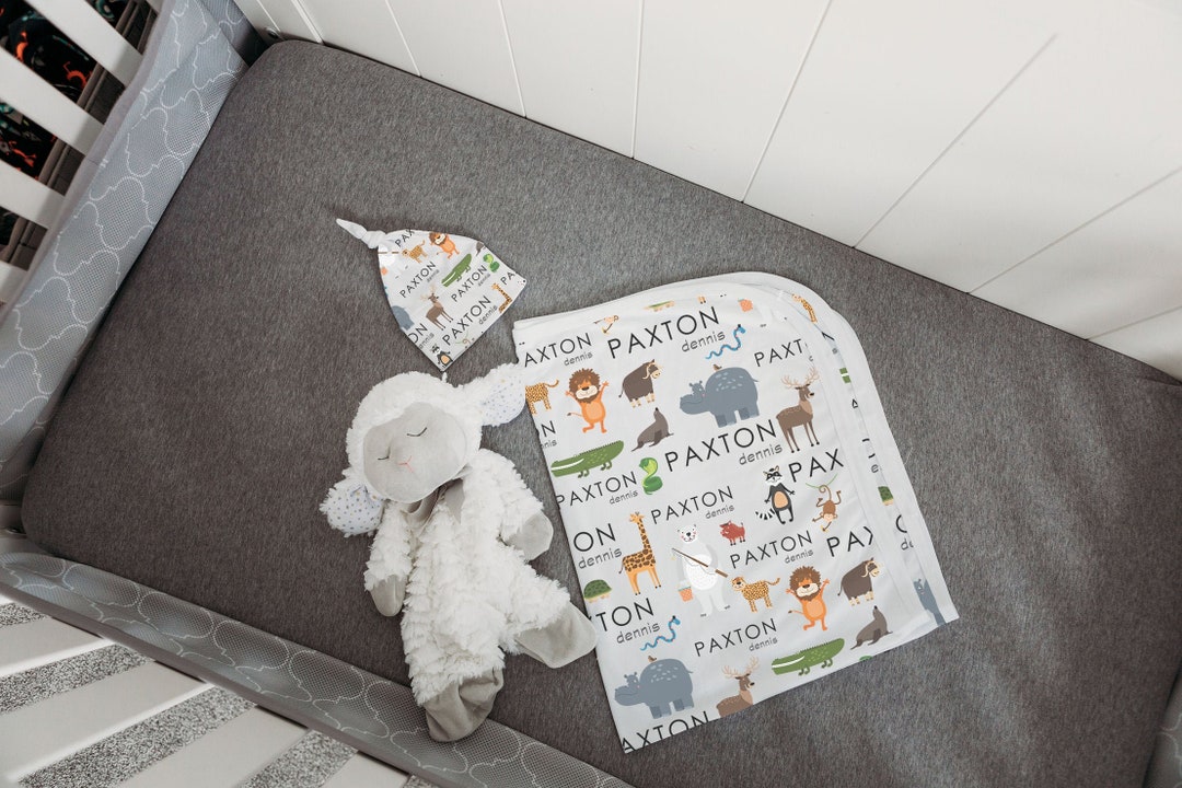 Personalized Swaddle Blanket Custom Swaddle Blanket Baby Swaddle
