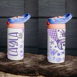 Lorikeet-Bulk Custom Printed Bottle with Flip-up Straw and Carry