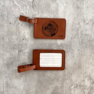 Personalized luggage tag, Leather luggage tag, Personalized Travel Gift, Personalized Gifts, Groomsman gift, leather accessory, suitcase tag