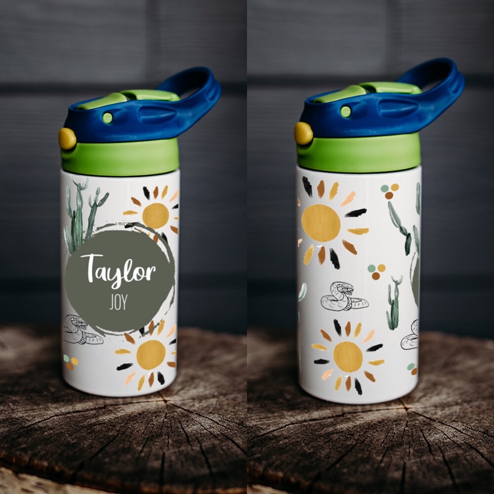 Personalized Water Bottle, Kids Water Bottle, Kid Name Water Bottle ...
