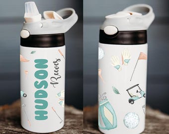 Personalized water bottle, kids water bottle, kid name water bottle, Back to school gift, personalized kids cup, kids tumbler, kid cup