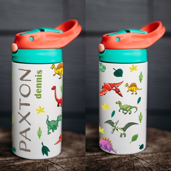 Dinosaur Cup, Personalized Kids Cup, Leak Proof Kids Cup, Dinosaur Cup, Kid.  Cup, Toddler Cup, Flip Top Cup, Boys Cup, Kids Sippy Cup 