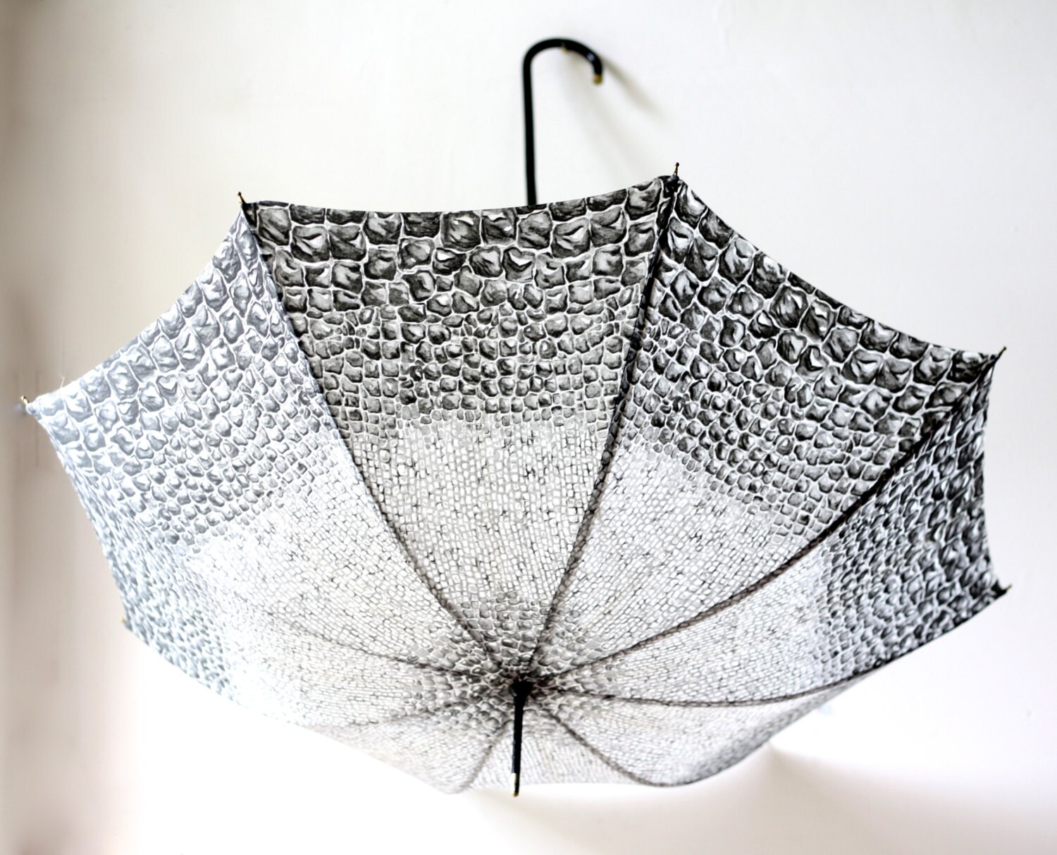 French vintage umbrella 50's. French gamp 50's. Etsy
