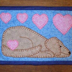 PDF Pattern for Puppy Mug Rug, Dog Mug Rug Pattern, Dog Candle Mat ...