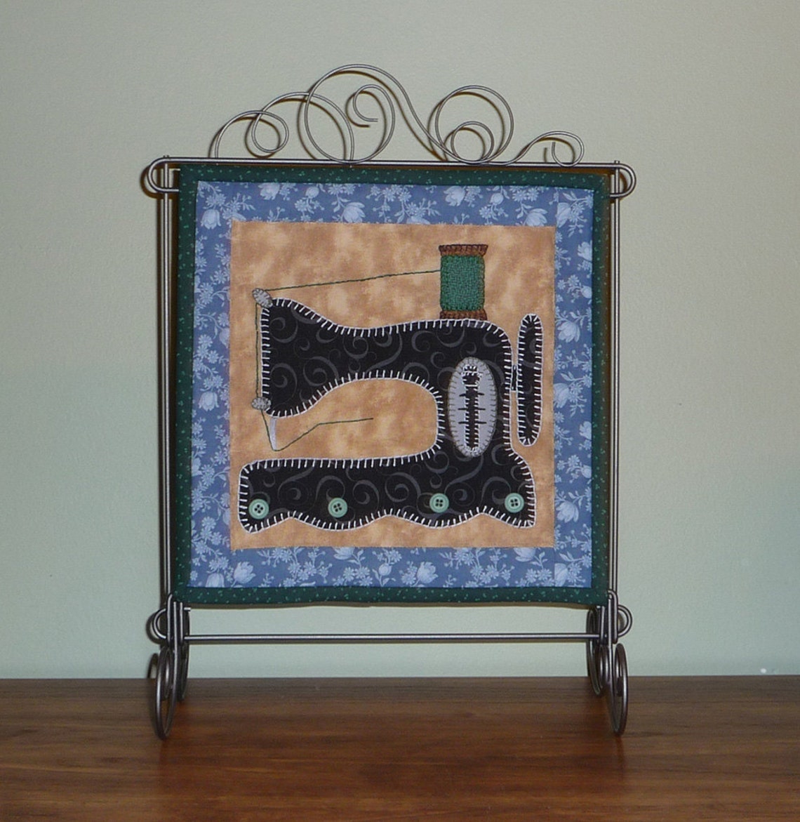 PDF Pattern for Antique Sewing Machine Mini Quilt Quilted Etsy