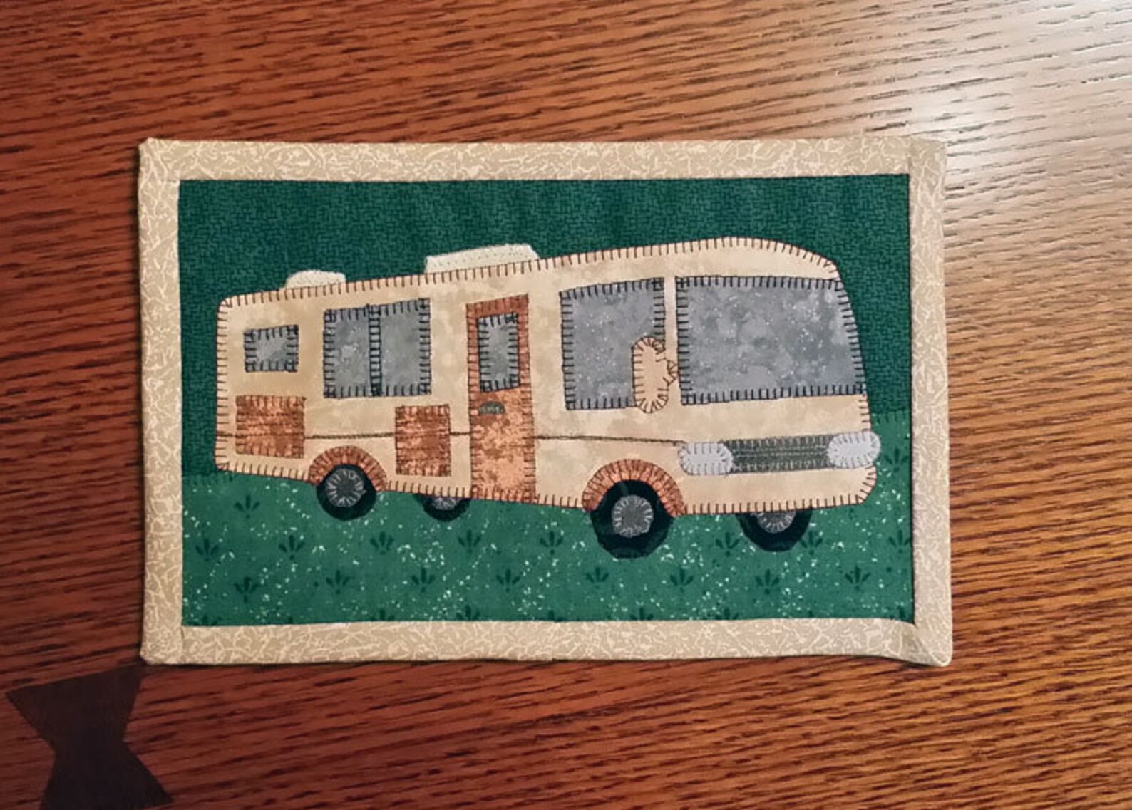 PDF Pattern for Motorhome Mug Rug Motor Home Mug Rug Pattern Etsy