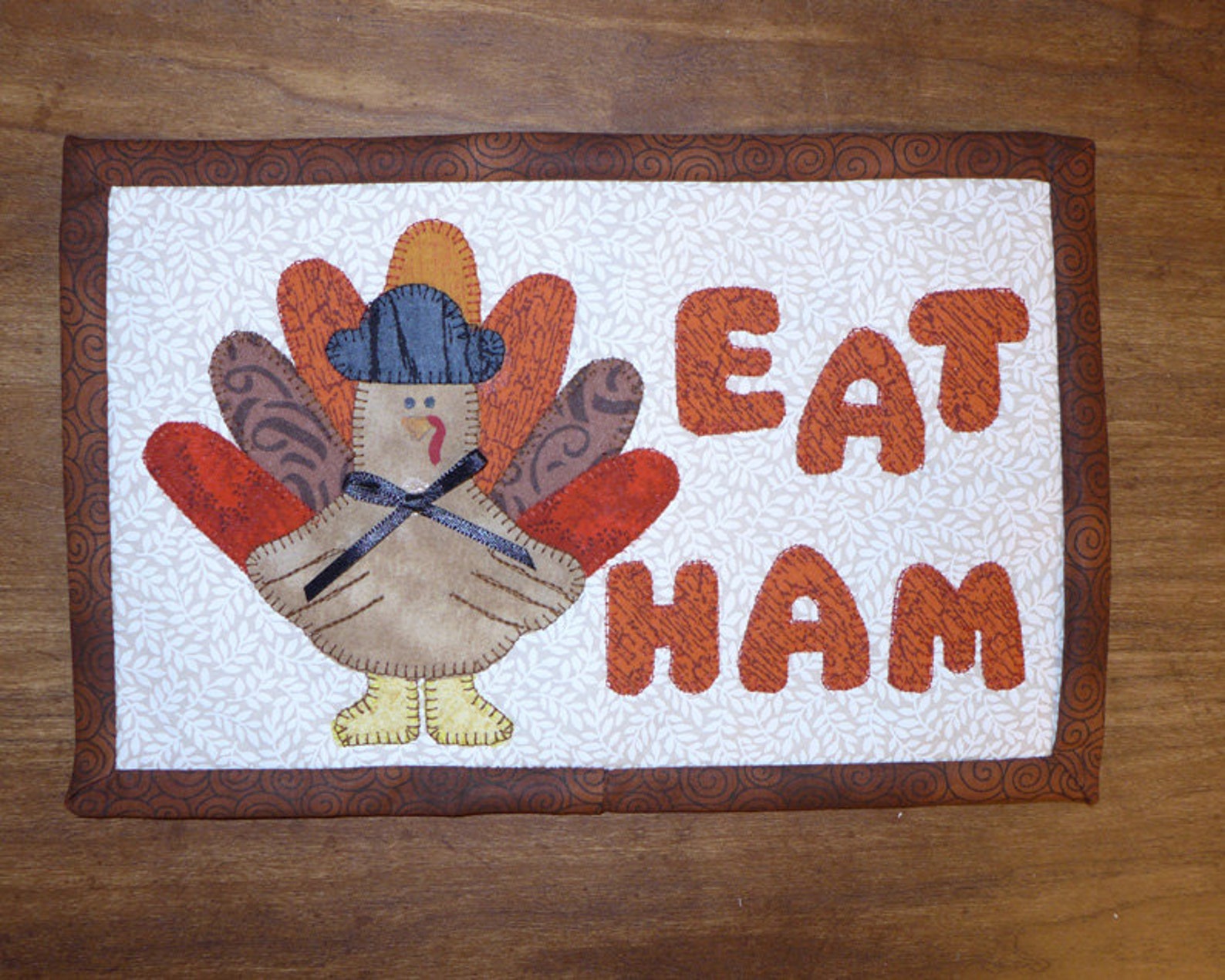 PDF Pattern for Turkey Mug Rug Thanksgiving Mug Rug Pattern Etsy