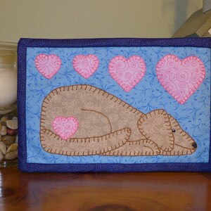 PDF Pattern for Puppy Mug Rug, Dog Mug Rug Pattern, Dog Candle Mat ...