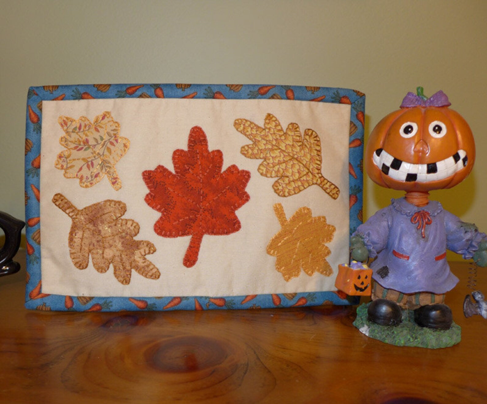 PDF Pattern for Fall Leaves Mug Rug Autumn Mug Rug Pattern Etsy