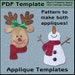 see more listings in the Applique, Christmas section