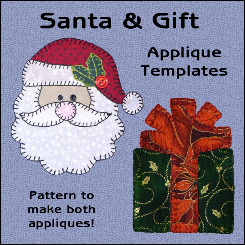 santa-applique-templates-gift-applique-template-christmas-applique-template-christmas-applique-pattern-pdf-pattern-diy-etsy