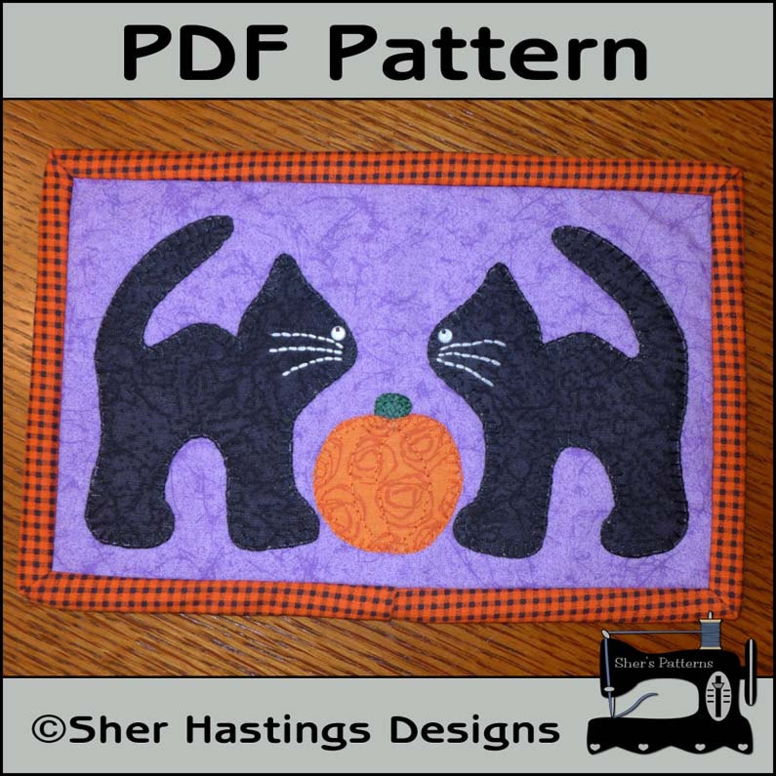 PDF Pattern for Halloween Mug Rug Bundle Vol 1 Mug Rug Etsy