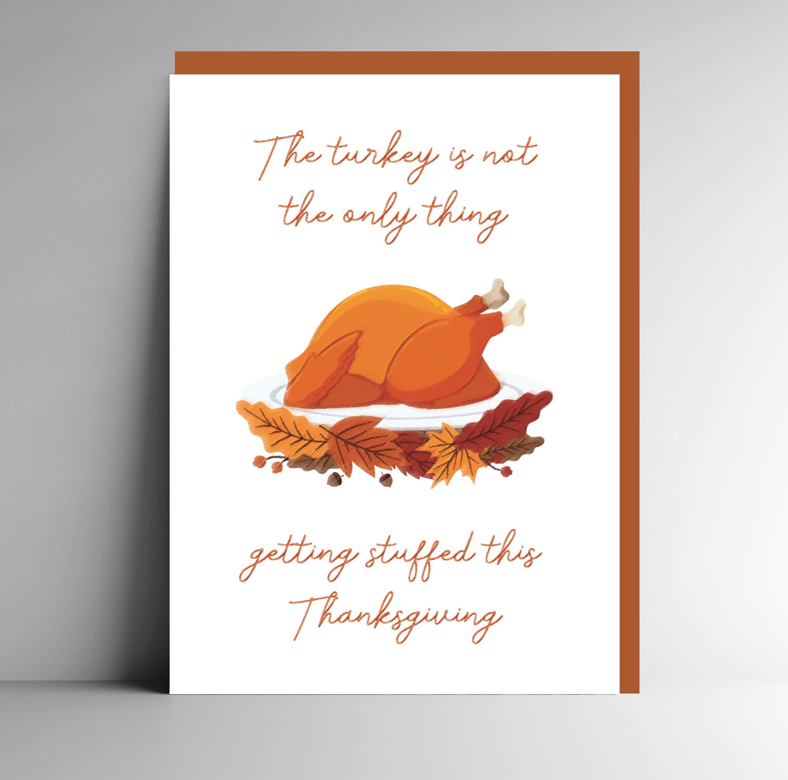 Naughty Thanksgiving Funny Greeting Cards Etsy