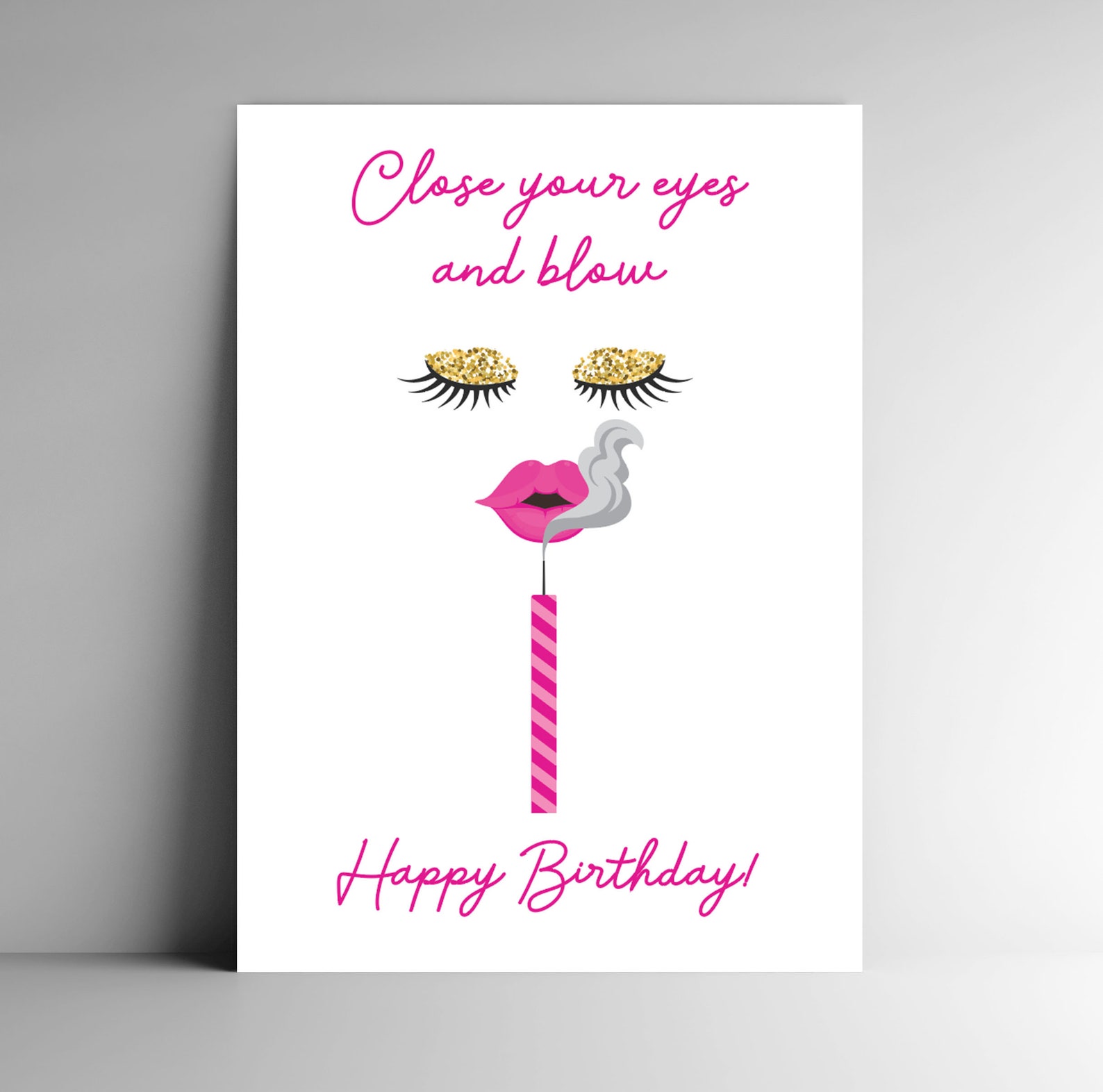 Naughty Birthday Funny Greeting Cards Etsy