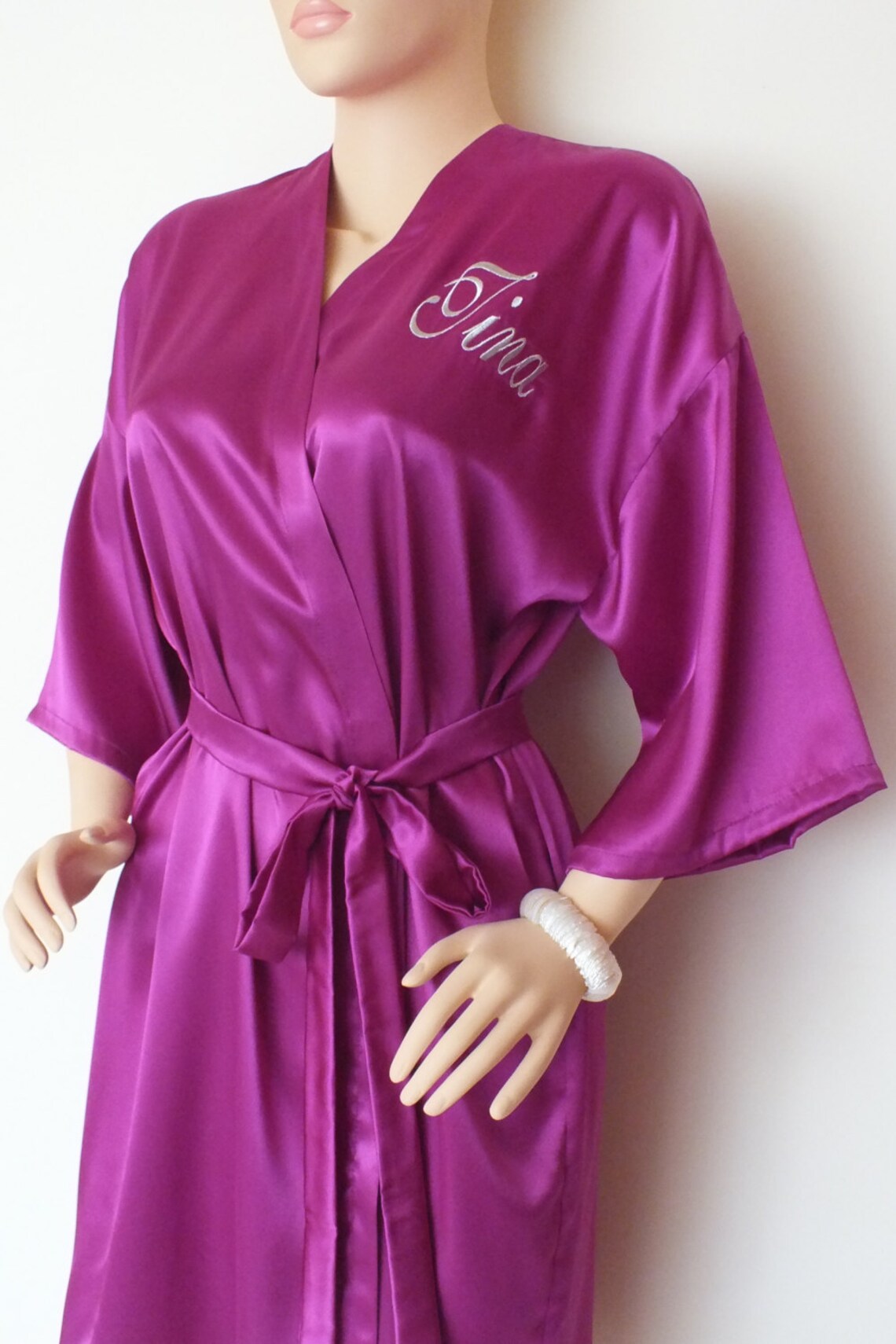 Bridal Party Robes Getting Ready Robe Kimono Robe Etsy