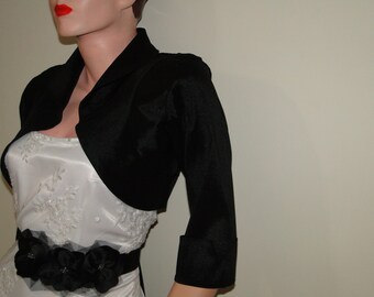 black bolero for evening dress