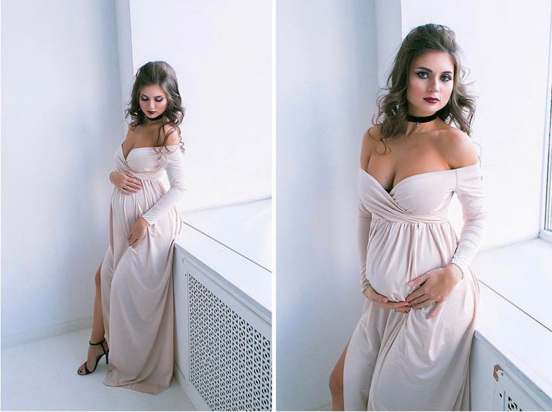 Maternity  dress, Baby shower dress, maternity dress for photoshoot,romantic maternity dress 