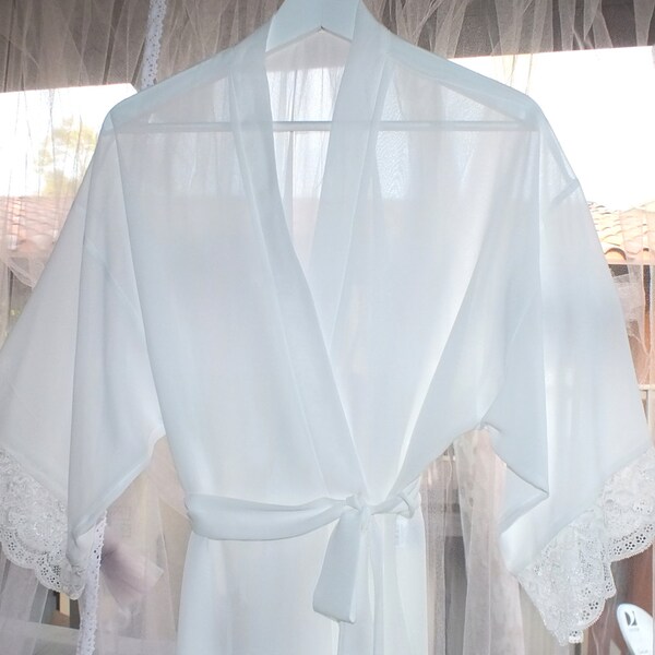 Chiffon Robe - Etsy