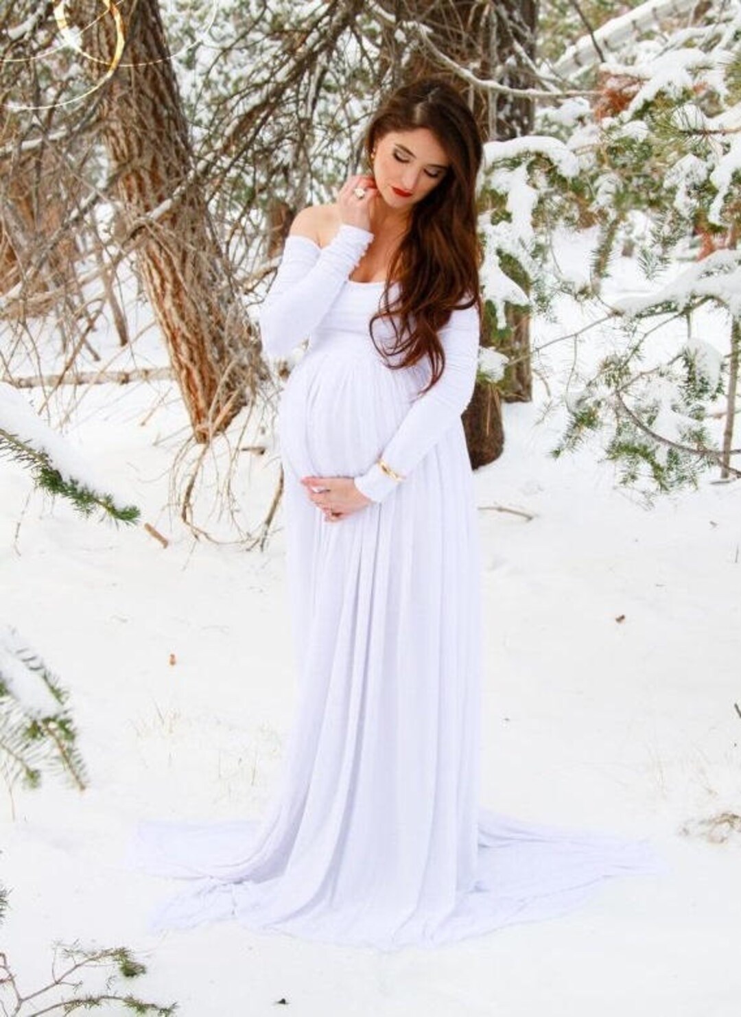 Maternity Dress Baby Shower Dressmaternity Photoshoot Etsy