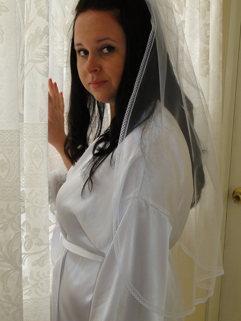 traditional veil First communion veil Bridal veil Lace veil