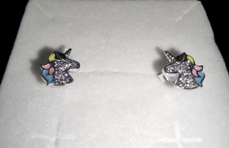 Little girl unicorn earrings Clearance
