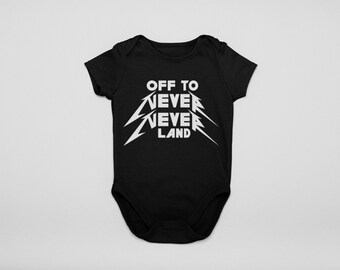 metallica baby onesie