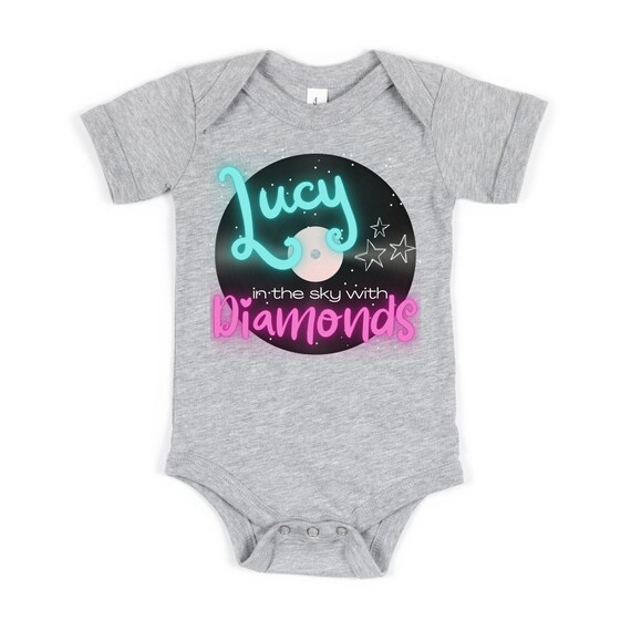 Lucy in the Sky With Diamonds Baby Bodysuit Etsy