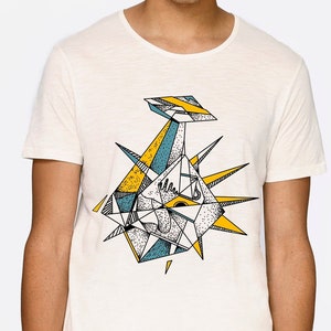 Camiseta Space Form, camiseta masculina branca vintage, E.T. Camiseta disco voador, camiseta masculina, camiseta gráfica, camiseta masculina de algodão orgânico, camiseta masculina