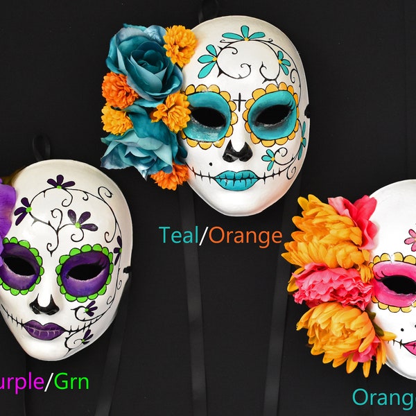 Hand Painted Mask Etsy