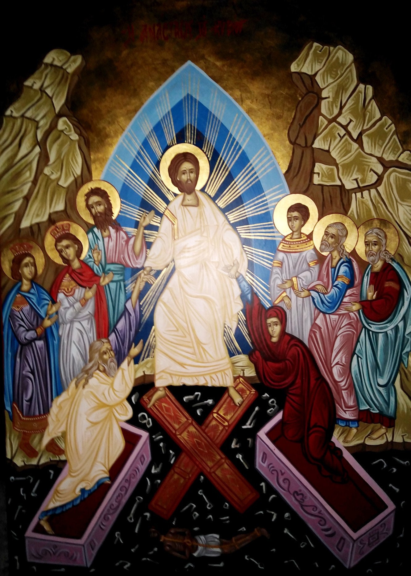 greek resurrection icon