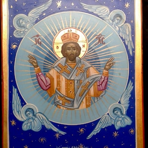 byzantine art.byzantine.RELIGIOUS ICONS.Jesus Christ.Byzantine orthodox greek icon.hand painted icon