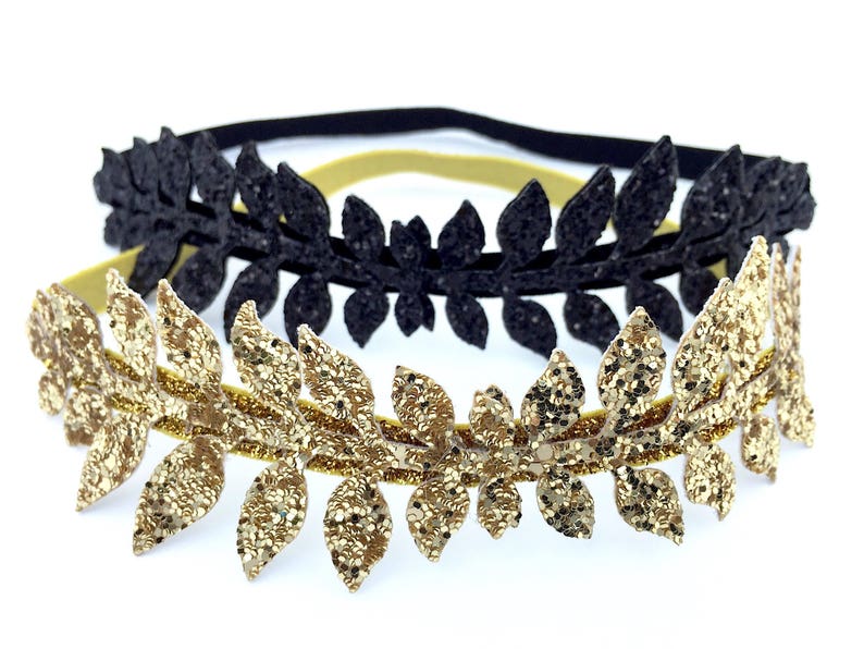 Gold Leaf Headband Gold Leaf Crown Wedding Leaf Headband Etsy