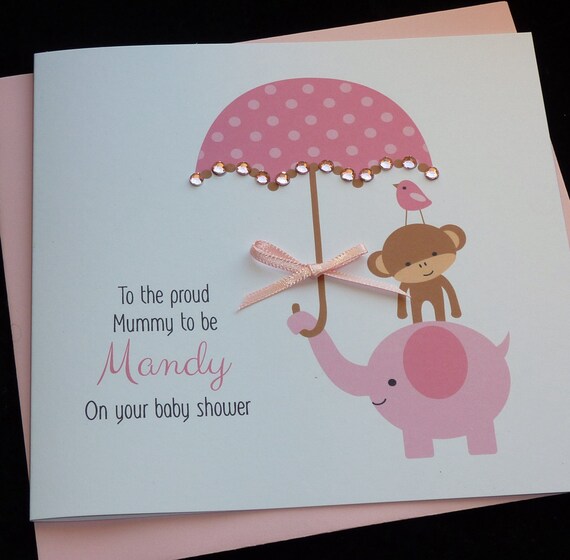 personalized baby shower cards
