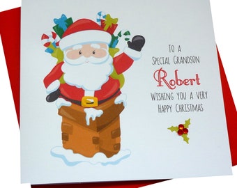 Personalised Christmas Card Son Daughter Grandson - View #11