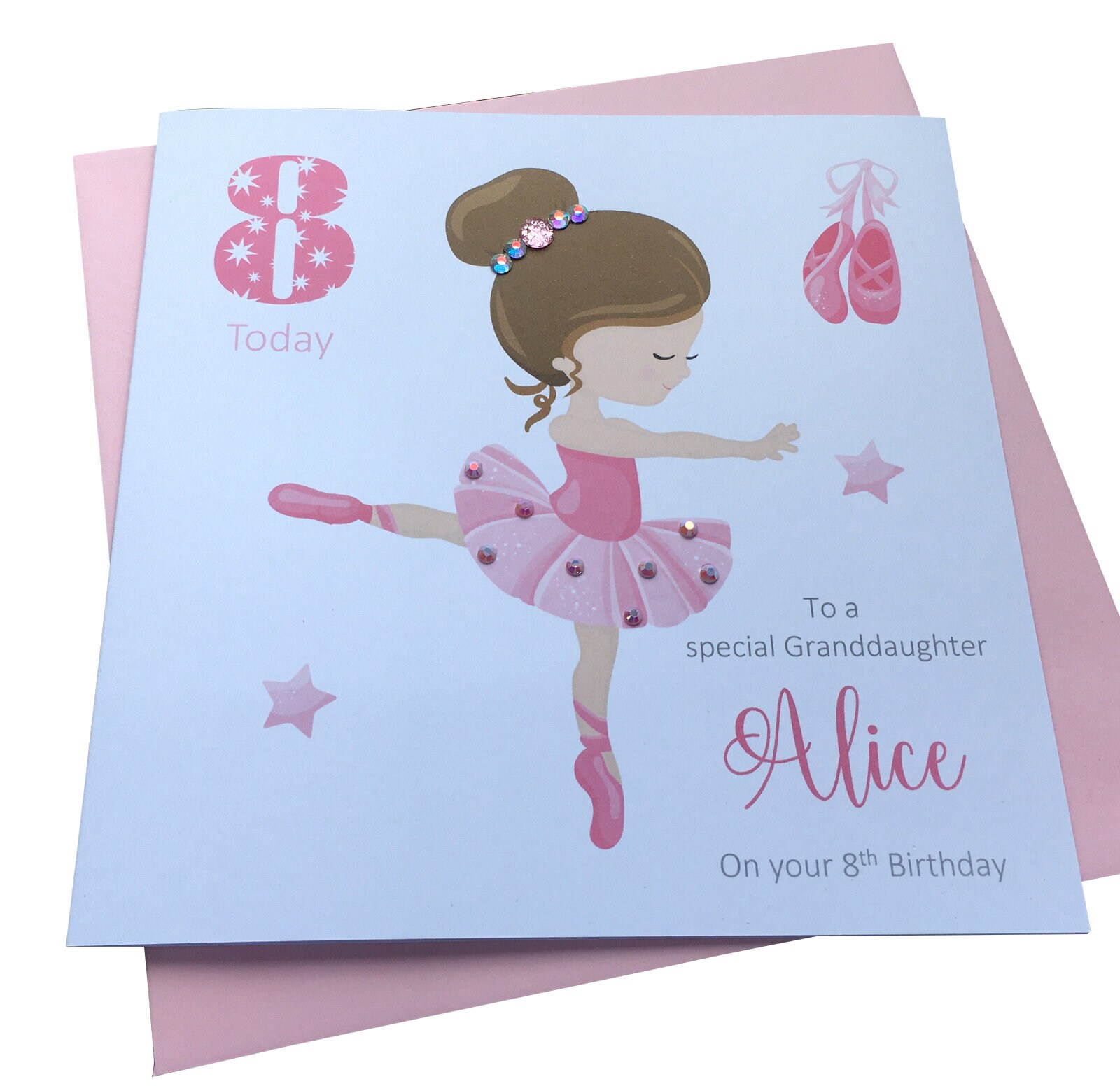 Pretty Pink Ballerina Birthday Card 3 | Etsy