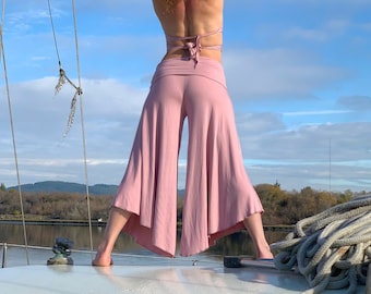Knit Gaucho Pants - Etsy