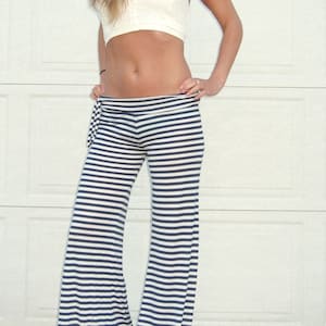 Striped gaucho cheap pants