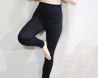 Bambus Bio-Leggings: Umweltfreundliche Yogahose - Etsy.de
