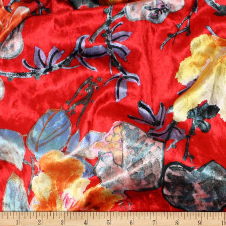 BLOMMIG SAMMET 70-talsvelourfria människor hippie chic boho dansfestival burning man gypsy utsvängda bell bottombyxor (eller leggings) bild 10