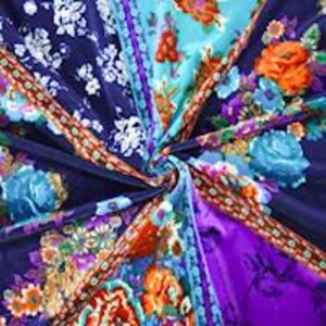 LIMITED!! FLORAL VELVET 70's velour free people hippie chic boho dance festival burning man gypsy flare bell bottom pants (or leggings) image 16