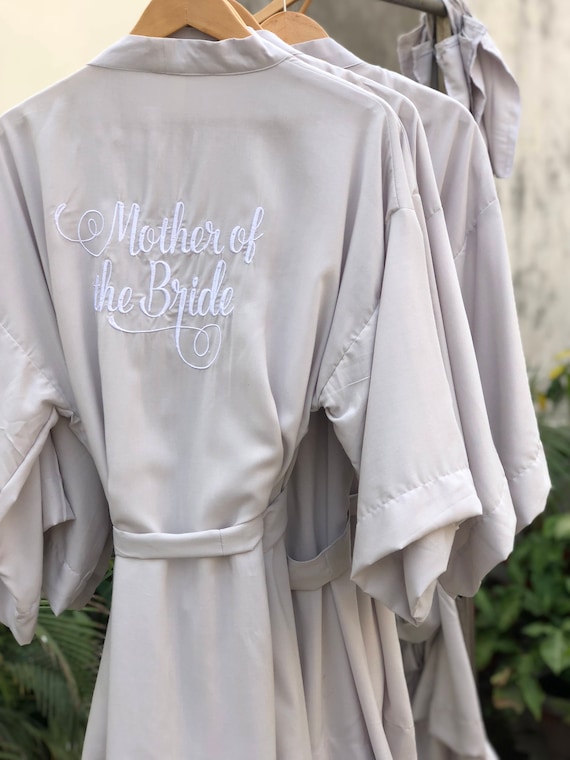 mother of the bride dressing gown cotton